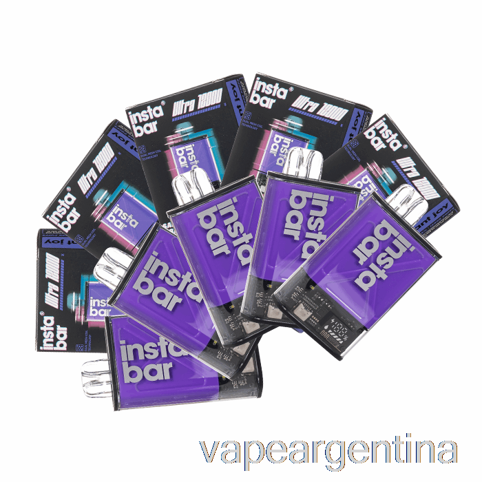 [paquete De 5] Vaporizador Desechable Instabar Ultra 12000 Descartable